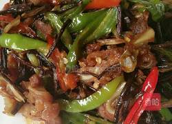 野生蕨菜炒脆骨的做法图解6