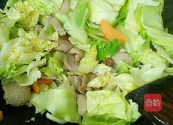 辣炒包菜的做法图解4