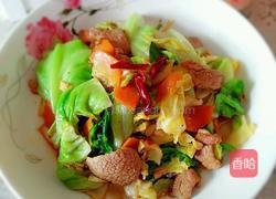 辣炒包菜的做法图解6