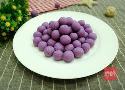 自制紫薯小汤圆的做法图解7