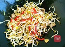 家常炒豆芽的做法图解9