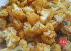 菜花西红柿的做法图解10