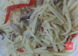 肉丝炒茭白的做法图解3