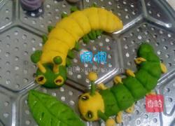 毛毛虫豆沙包的做法图解8