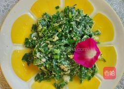 韭菜虾皮炒鸡蛋的做法图解2