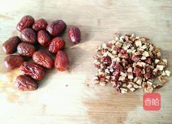 玉米面红枣发糕的做法图解1