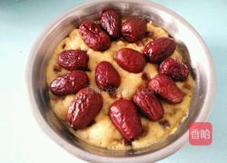 玉米面红枣发糕的做法图解9