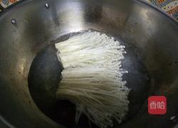 凉拌粉丝金针菇的做法图解2