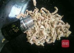 青椒茭白肉丝的做法图解8