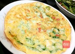 秋葵煎蛋的做法图解6