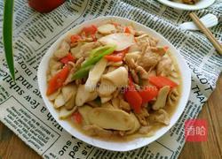 杏鲍菇炒肉片的做法图解6