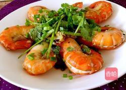 牛油香煎罗氏虾的做法图解4
