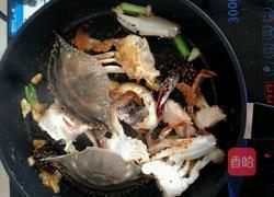 香葱炒蟹的做法图解5