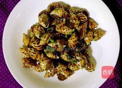 椒盐姜葱焗花螺的做法图解4