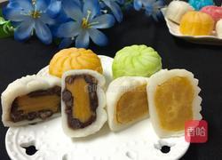 彩色冰皮月饼的做法图解15