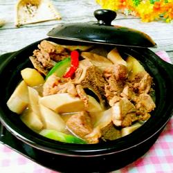 杏鲍菇炖猪大骨的做法[图]