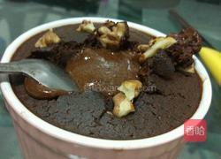 南瓜巧克力熔岩蛋糕的做法图解12