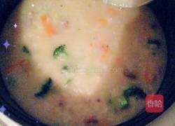 西蓝花瘦肉粥的做法图解5