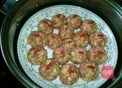 百合蒸肉丸的做法图解6