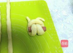 呆萌小兔子面包的做法图解13