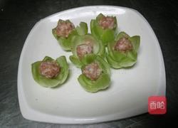 玲珑剔透(青菜酿肉丸)的做法图解7
