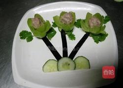 玲珑剔透(青菜酿肉丸)的做法图解13