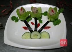 玲珑剔透(青菜酿肉丸)的做法图解17