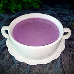 牛奶紫薯米糊的做法[图]