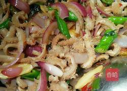 酸笋牛肚干锅的做法图解5