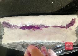 水晶紫薯牛奶卷的做法图解5