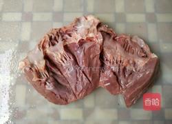 卤猪心的做法图解3