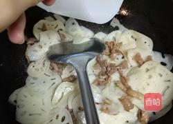 肉丝炒莲藕的做法图解6