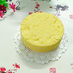 六寸戚风蛋糕的做法[图]