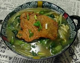 青菜大排面[图]