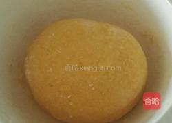 小刺猬南瓜豆沙包的做法图解3