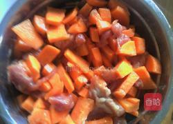 胡萝卜蒸肉的做法图解6