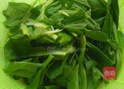 清炒油菜的做法图解1