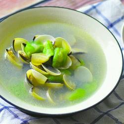 丝瓜蛤蜊汤的做法[图]