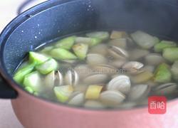 丝瓜蛤蜊汤的做法图解7