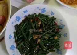 蒜炒豇豆的做法图解4