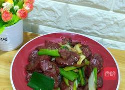 腊肠炒大葱的做法图解4
