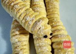 椰蓉毛毛虫面包的做法图解15