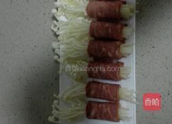 培根卷金针菇的做法图解2