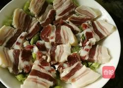 咸肉蒸毛豆子的做法图解4