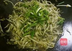 雪菜炒绿豆芽的做法图解10