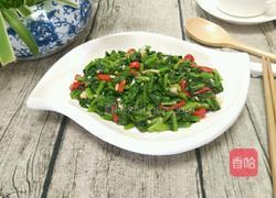 素炒萝卜苗的做法图解7