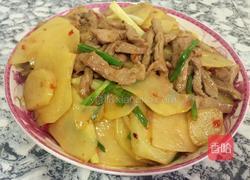 洋芋片炒肉丝的做法图解11