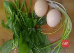 菠菜蛋花汤的做法图解1