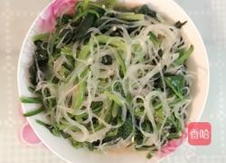 凉拌菠菜粉丝的做法图解5