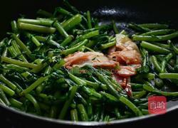 鲍汁茼蒿培根卷的做法图解10